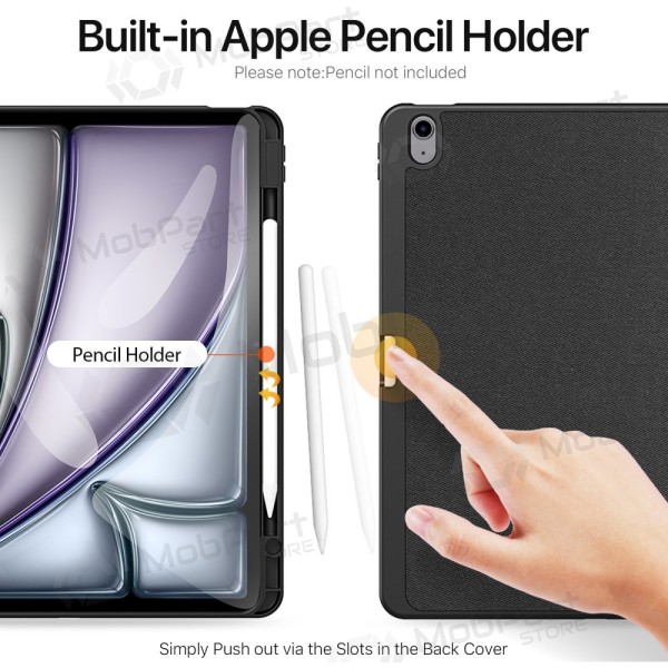 Apple iPad Air 13 (2024, 2025, 2026) fodral - Dux Ducis Domo (svart)