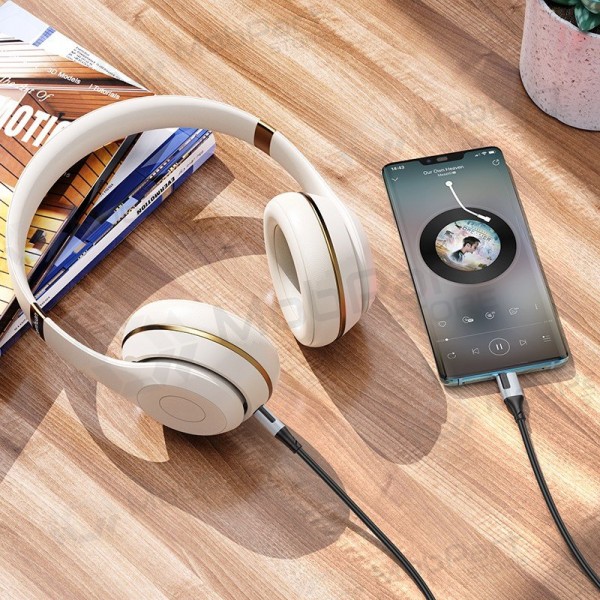 Audio kabel Borofone BL19 USB-C to 3,5mm svart