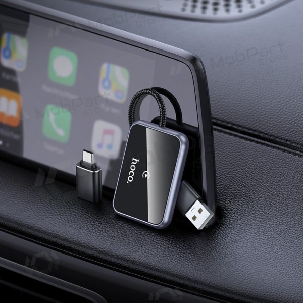 CarPlay-adapter Hoco HU1 trådlös svart