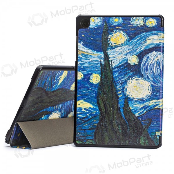 Samsung Galaxy Tab A9+, Tab A11+ fodral - Smart Leather (starry night)