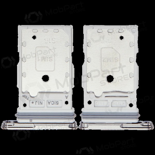 Samsung Galaxy S25, S25+ Dual SIM korthållare (silver) (original)