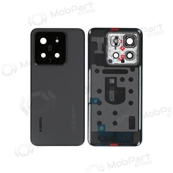 Xiaomi POCO M6 Pro bakstycke (svart) (original)