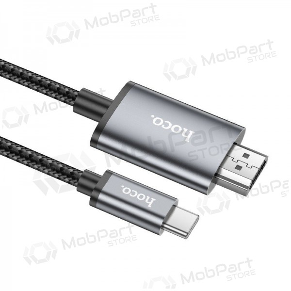 Adapter Hoco UA27 USB-C to HDMI grå