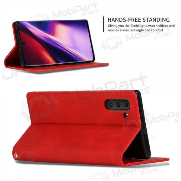 Apple iPhone 11 fodral - Business Style (röd)