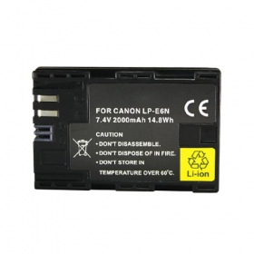 CANON LP-E6N 2500mAh foto batteri / ackumulator