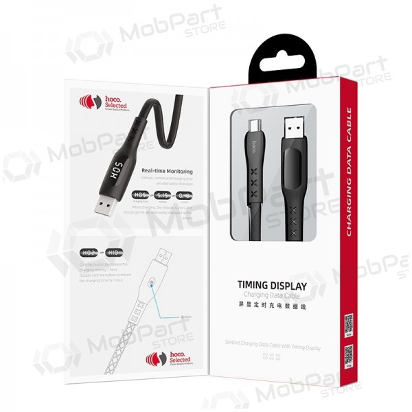 USB kabel HOCO S6 lightning 1.2m svart