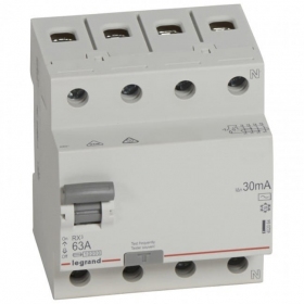 Jordfelsbrytare RCD RX Legrand 402064 (AC, 63A, 4P, 30mA, 400V)