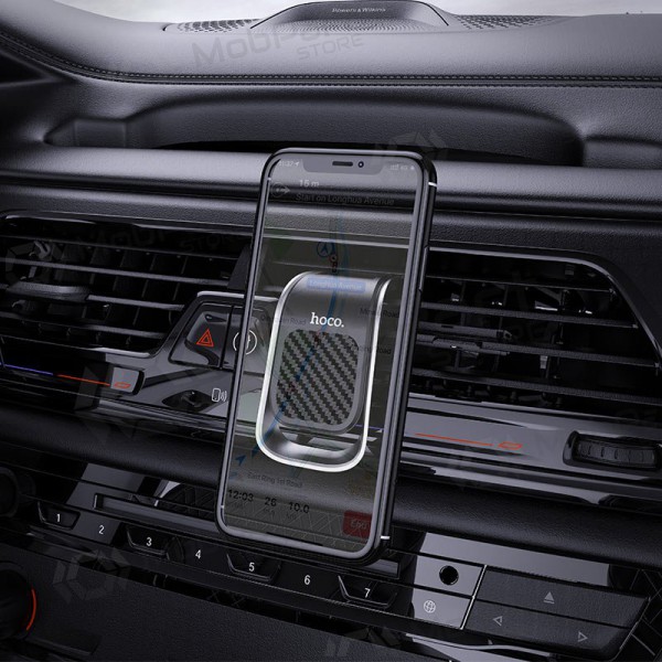 Automobilinis Universell telefono laikiklis Hoco CA74 tvirtinamas į ventiliacijos groteles, magnetinis, svart-grå