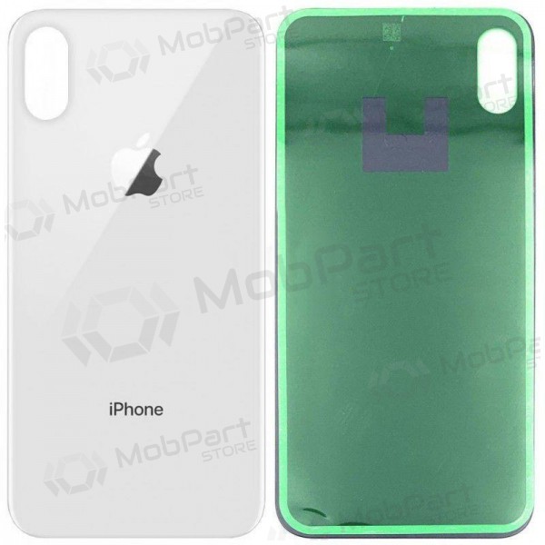 Apple iPhone XS Max baksida / batterilucka silver (vit) Apple iPhone XS Max baksida / batterilucka silver (vit)