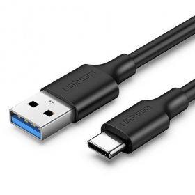 USB-C-kabel Ugreen US184 USB-A till USB-C 1 m USB 3.2 Gen1 3 A svart