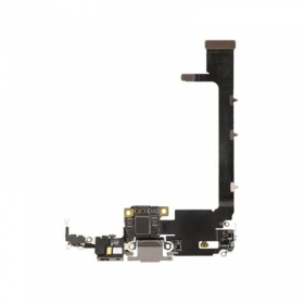 Apple iPhone 11 Pro Max laddarkontakt och mikrofon med flex (vit)