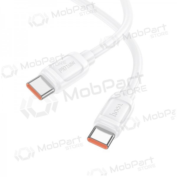 USB-C-kabel Hoco X115 USB-C till USB-C 1 m 240 W vit