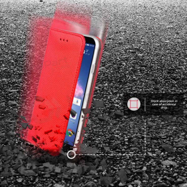 Apple iPhone 12 mini fodral -Smart Magnet- (röd)