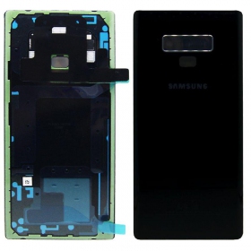 Samsung N960F Galaxy Note 9 baksida / batterilucka svart (Midnight Black) (begagnad grade B, original)