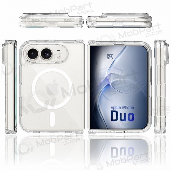 Apple iPhone Duo fodral "3mk Armor MagCase" (transparent)