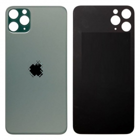 Apple iPhone 11 Pro Max baksida / batterilucka grön (Midnight Green) (bigger hole for camera)