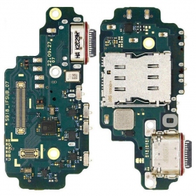 Samsung S911 Galaxy S23 laddarkontakt och mikrofon med flex (service pack) (original)