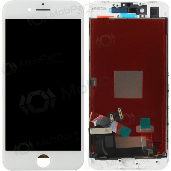 Apple iPhone 8 / SE 2020 / SE 2022 skärm (vit) (begagnad grade B, original) Apple iPhone 8 / SE 2020 / SE 2022 skärm (vit) (begagnad grade B, original)