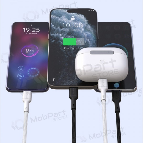 USB-C-kabel Dudao L9C USB-C till USB-C 2 m 65 W svart