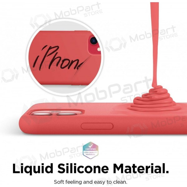 Samsung Galaxy A27 fodral -Liquid Silicone- 1.5mm röd