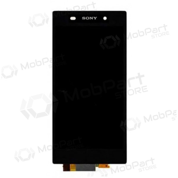 Sony Xperia Z1 L39h C6902 / Xperia Z1 C6903 / Z1 C6906 / Xperia Z1 C6943 skärm (vit) (med ram) (service pack) (original)