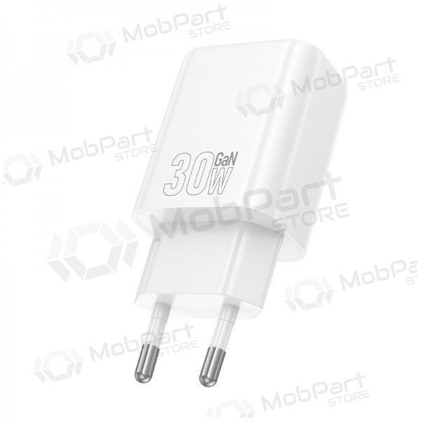 Telefonladdare Hoco N62 30 W GaN USB-C vit