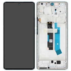 Xiaomi Redmi Note 14 Pro 4G skärm (blå) (med ram) (original)