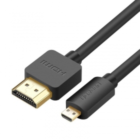 HDMI-kabel Ugreen HD127 HDMI till Micro HDMI 1.5 m 4K 60 Hz svart