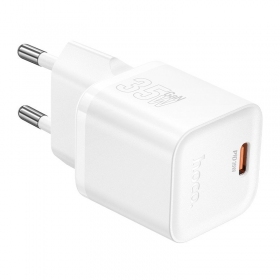 Telefonladdare Hoco N66 35 W GaN USB-C vit