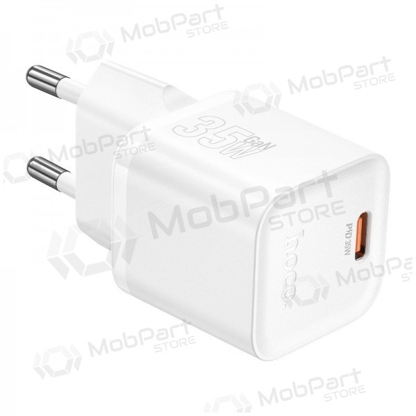 Telefonladdare Hoco N66 35 W GaN USB-C vit