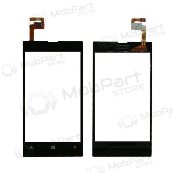 Nokia Lumia 520 / Lumia 525 / Lumia 526 pekskärm (svart) (utan ram)