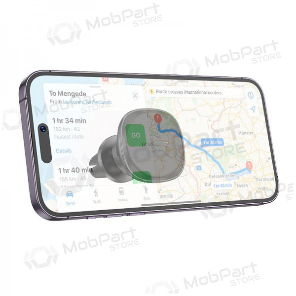 Universal bilhållare Borofone BH102 (air vent) svart