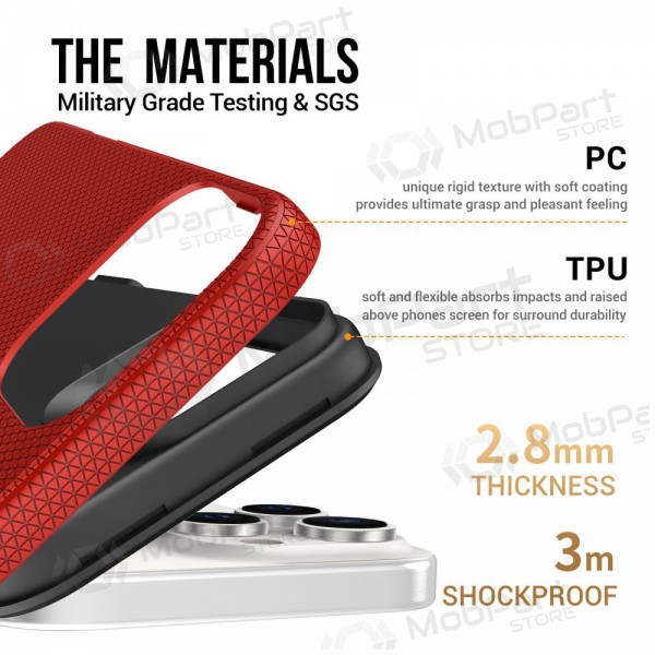 Mobilskal / fodral Perfectionists Triangle Mag Case Apple iPhone 13 Pro röd Mobilskal / fodral Perfectionists Triangle Mag Case Apple iPhone 13 Pro röd
