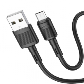 USB kabel Hoco X83 USB-A to MicroUSB 1.0m svart