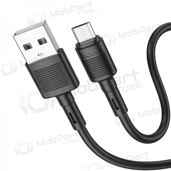 USB kabel Hoco X83 USB-A to MicroUSB 1.0m svart