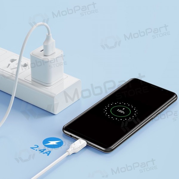 USB kabel Joyroom S-UM018A9 USB to MicroUSB 2.4A 1.0m vit