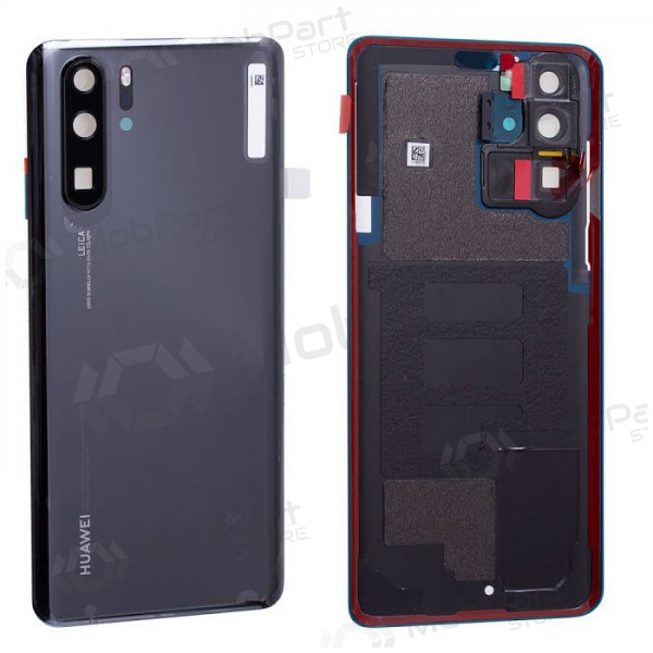 Huawei P30 Pro baksida / batterilucka (svart) (begagnad grade C, original)