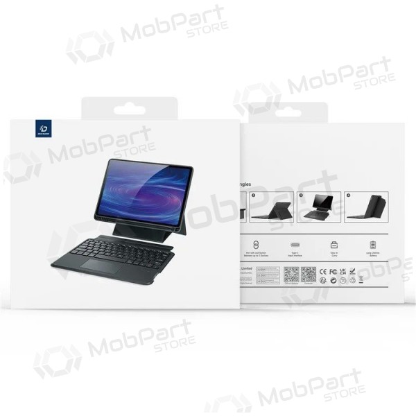 Apple iPad Pro 11 2024, 2025 fodral med tangentbord -Dux Ducis DK- (svart)