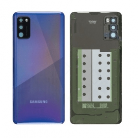 Samsung A415 Galaxy A41 2020 baksida / batterilucka (blå) (begagnad grade C, original)