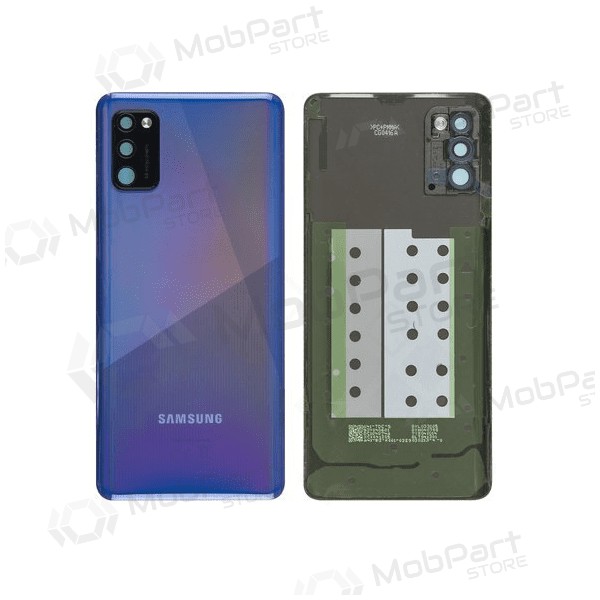 Samsung A415 Galaxy A41 2020 baksida / batterilucka (blå) (begagnad grade C, original)
