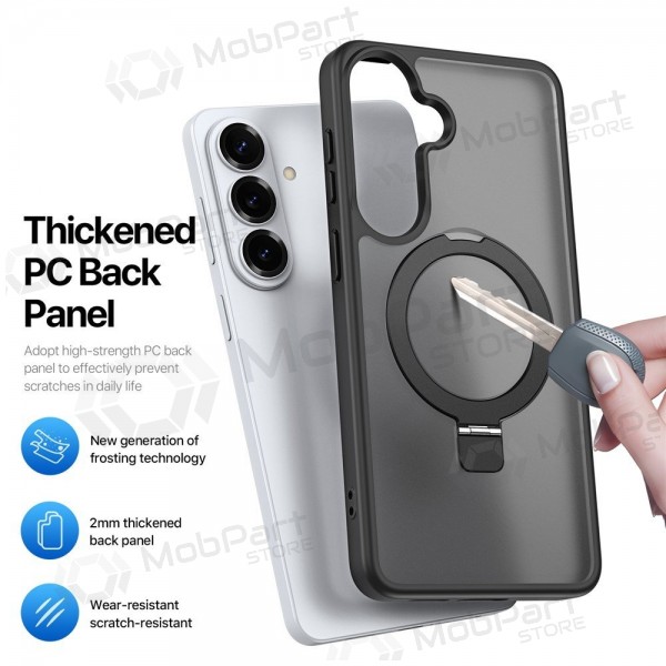 Samsung Galaxy S26 Ultra fodral - Dux Ducis Yind Magnetic Stand (svart)