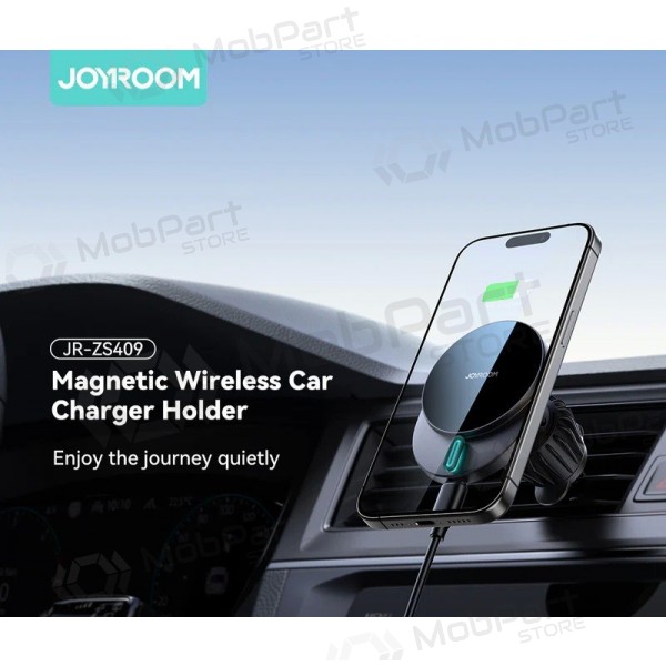 Automobilinis laikiklis-laddare Joyroom JR-ZS409 MagSafe 15W svart