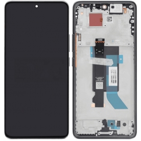 Xiaomi Poco X7 skärm (svart) (med ram) (original)