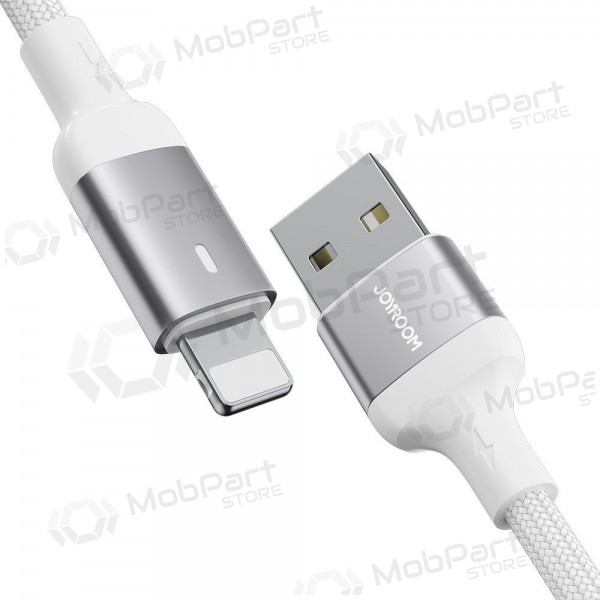 USB kabel Joyroom S-UL012A10 USB to Lightning 2.4A 1.2m vit