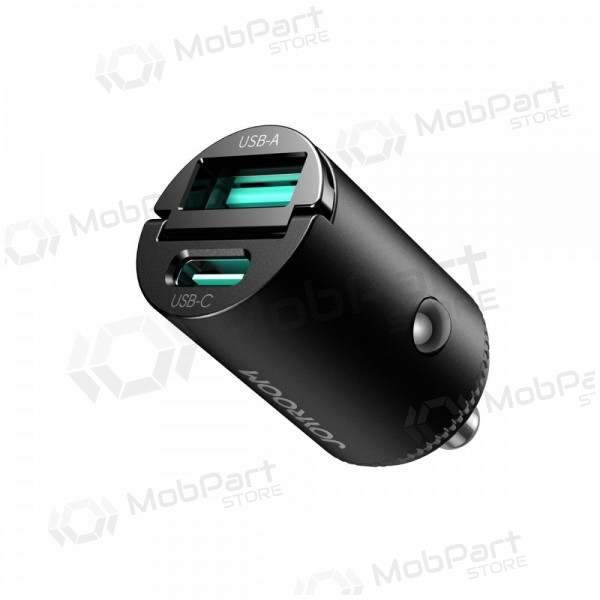 Billaddare Joyroom JR-CCN18 65 W USB-C + USB-A svart