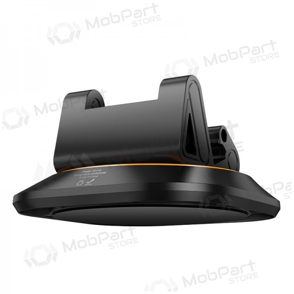 Universal bilhållare Borofone BH116 (dashboard) svart