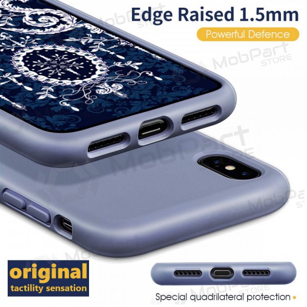 Apple iPhone 11 Pro Max fodral -Liquid Silicone- 2.0mm (lavendelgrå)