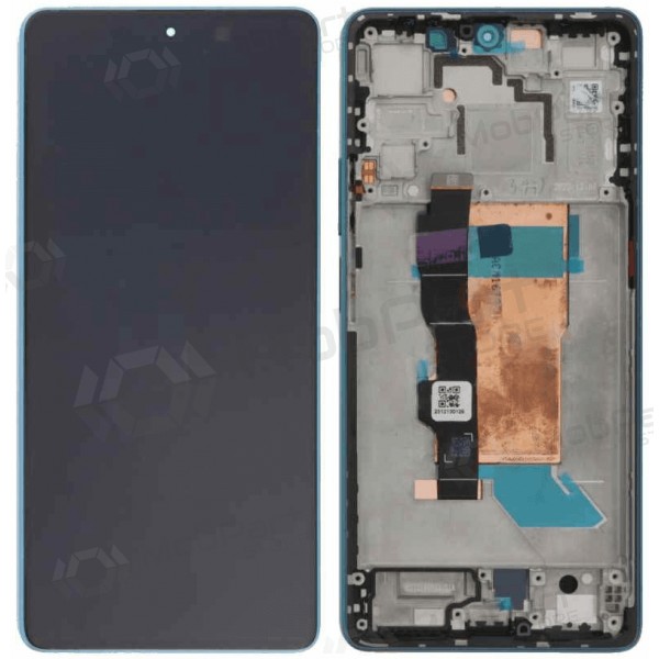 Xiaomi Poco F5 5G skärm (blå) (med ram) (OLED)