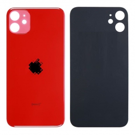 Apple iPhone 11 baksida / batterilucka (röd) (bigger hole for camera)
