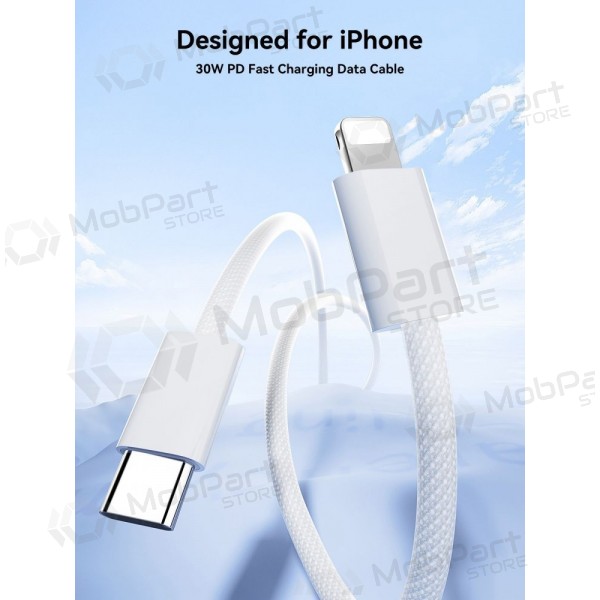 USB kabel Joyroom S-A45 USB-C to Lightning 30W 1.2m vit